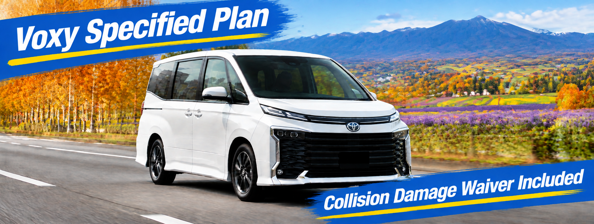 [JR Rent-A-Car Hokkaido] Voxy Guaranteed Plan (includes CDW)